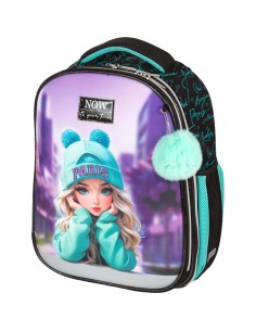 School Backpack deVENTE "Paris Girl", Hard Shell, 38x29x17 cm, 17 L, 800 g