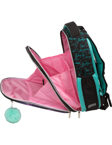 School Backpack deVENTE "Paris Girl", Hard Shell, 38x29x17 cm, 17 L, 800 g