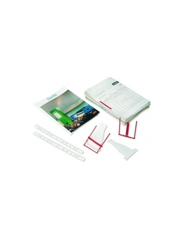 Ahive clip 8cm red (metal covered with plastic)