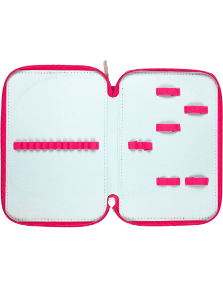 Pencil Case deVENTE "Yummy Panda", Double-sided, 21x14x5.2 cm, White