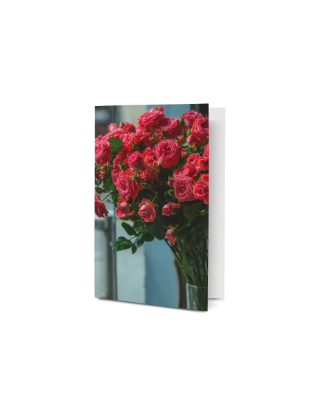 Postcard  - Red roses