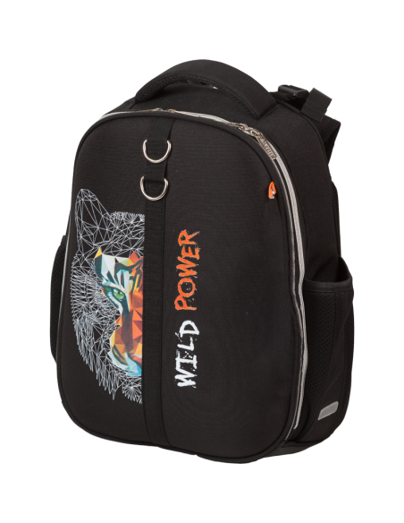 School Backpack deVENTE "Wild Power", Hard Shell, 38x28x16 cm, 17 L, 950 g