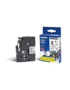 Lamineeritud etiketilint Brother TZe-S211, Tugeva liimiga, Black on White 2