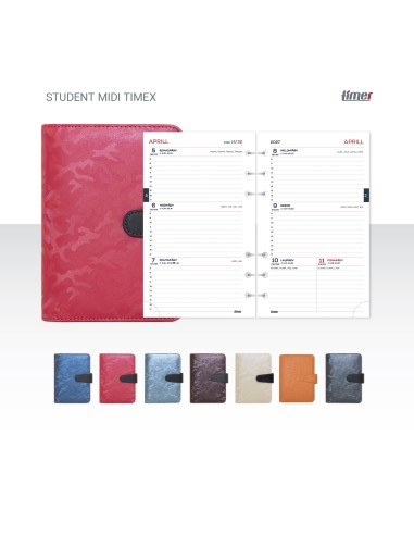 Päevik Timer Student Midi Timex