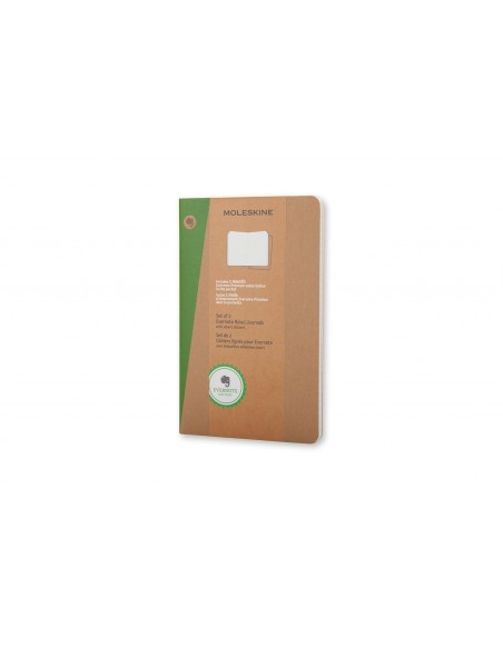 Märkmik Moleskine Evernote 13x21cm, jooneline, pehmed kaaned, 2tk/pk pruun