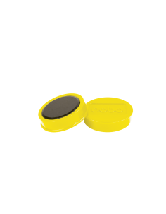 Magnet 38mm 10pcs yellow