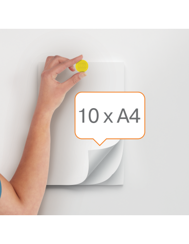 Magnet 38mm 10pcs yellow