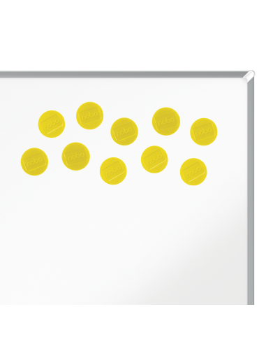 Magnet 38mm 10pcs yellow