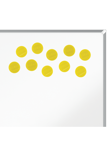 Magnet 38mm 10pcs yellow