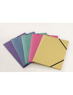 Three flap file Rappin A4 cardboard green 2