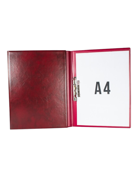 *Spring Clip Binder Prolexplast A4, dark red (P)