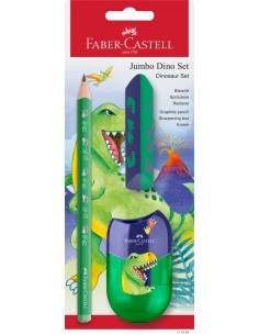 Pencil set Dinosaur Jumbo GP+Acc.