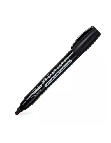 Permanentne Faber-Castell Multimark Winner 54 lõigatud ots must