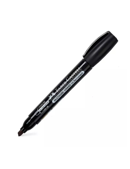 Permanentne Faber-Castell Multimark Winner 54 lõigatud ots must