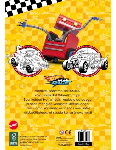 Hot Wheels. Värvimisraamat