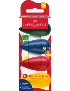 Rasvakriidid Faber-Castell 6-värvi muna