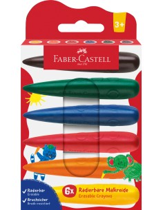 Faber-Castell Crayon Finger, blister card of 6