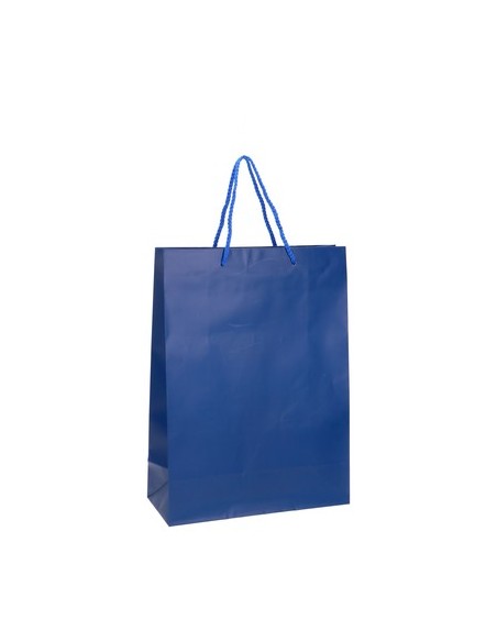 Bag with handles COLOR 27x12x37 - dark blue