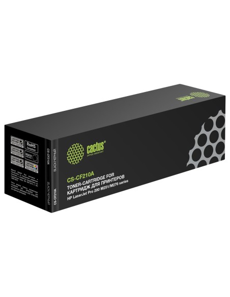 Analoogtooner HP CF210A must (1600 lehte) LaserJet Pro 200 / Canon 731BK