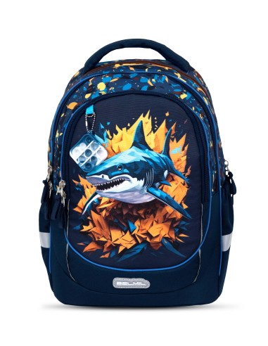 Ergonomic Schoolbag Belmil 338-87/A Shark