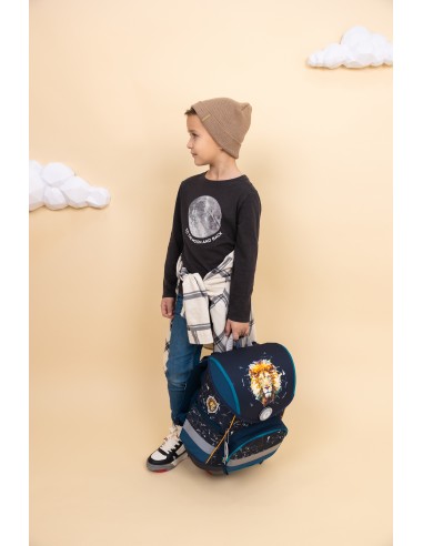 Ergonomic Schoolbag Belmil 405-41/AG Lion