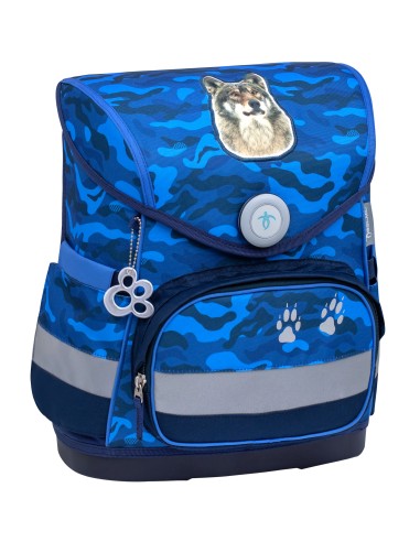 Ergonomic Schoolbag Belmil 405-41/AG Alpha Wolf