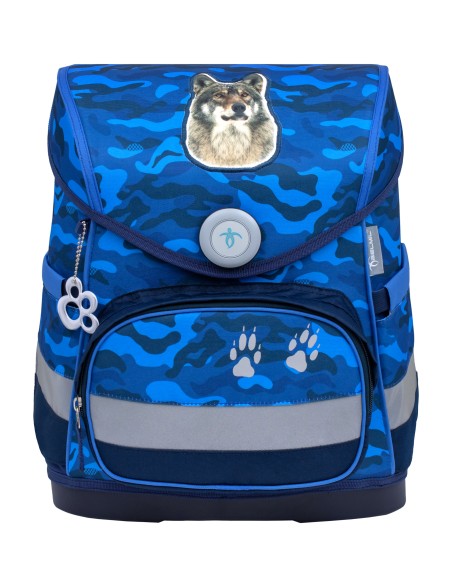 Ergonomic Schoolbag Belmil 405-41/AG Alpha Wolf