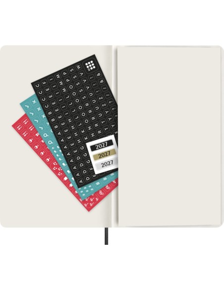 Moleskine Planner 2027, 9 × 14 cm, Weekly Horizontal, Soft Cover, Black