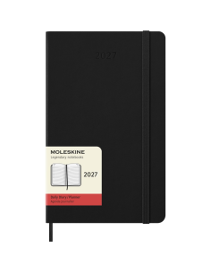 Moleskine Planner 2027, 13×21 cm, Daily, Hard Cover, Black