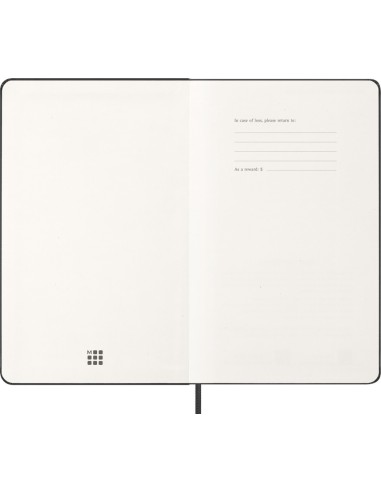 Kalendermärkmik Moleskine 2027 13x21cm, päev, kõvad kaaned, must