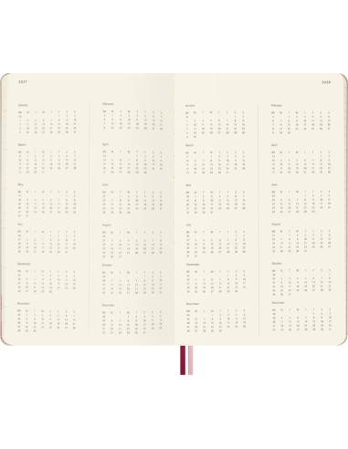 Moleskine Sakura 18-Month Planner 2026/2027, 13×21 cm, Weekly Horizontal, Hard Cover
