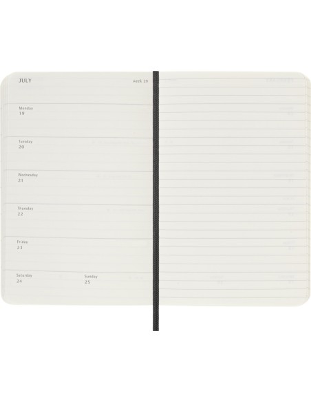 Moleskine Planner 2027, 9×14 cm, Weekly, Soft Cover, Black