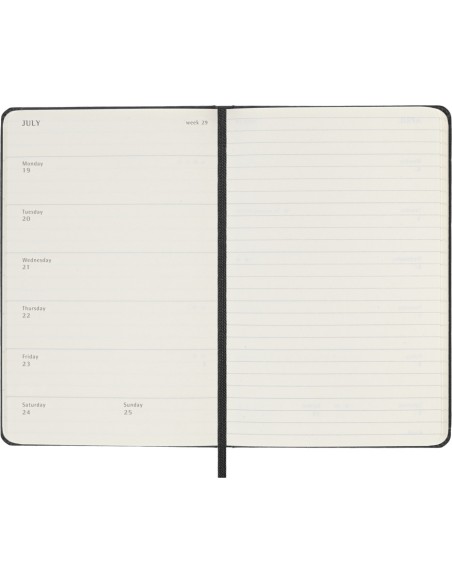Moleskine Planner 2027, 9×14 cm, Weekly, Hard Cover, Black