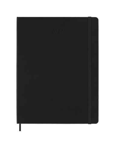 Moleskine PRO Planner 2027, 13×21 cm, Weekly Vertical, Hard Cover, Black