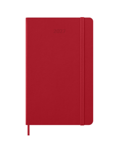 Moleskine Planner 2027, 13×21 cm, Daily, Hard Cover, Red