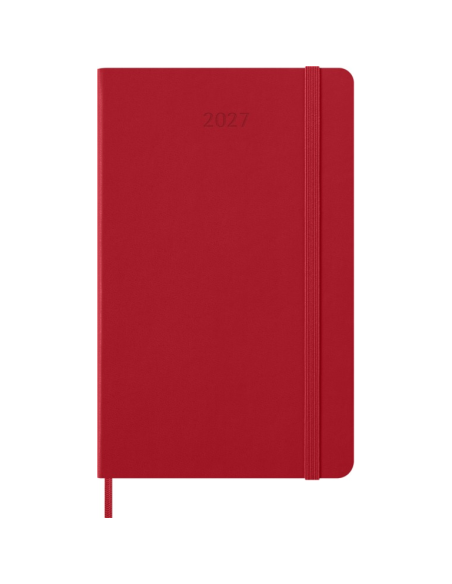 Moleskine Planner 2027, 13×21 cm, Daily, Hard Cover, Red