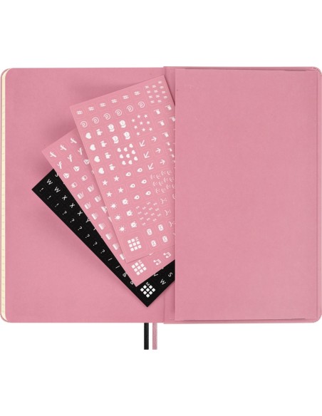Moleskine BLACKPINK 18-Month Planner 2026/2027, 13×21 cm, Weekly Horizontal, Hard Cover