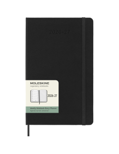 Moleskine 18-Month Planner 2026/2027, 13×21 cm, Weekly, Hard Cover, Black