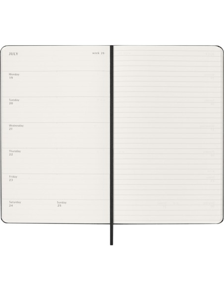 Moleskine 18-Month Planner 2026/2027, 13×21 cm, Weekly, Hard Cover, Black