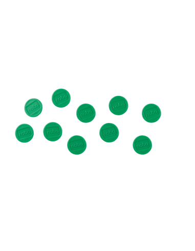 Magnet 24mm 10pcs green