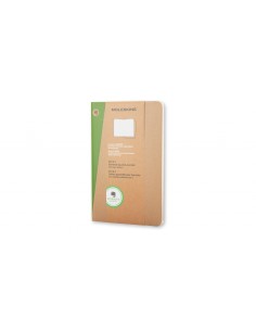 **Märkmik Moleskine Evernote 13x21cm, ruuduline, pehmed kaaned, 2tk/pk pruun