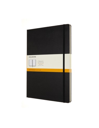 *Märkmik Moleskine A4 21x29.7cm, jooneline, kõvad kaaned, must
