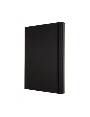 *Märkmik Moleskine A4 21x29.7cm, jooneline, kõvad kaaned, must