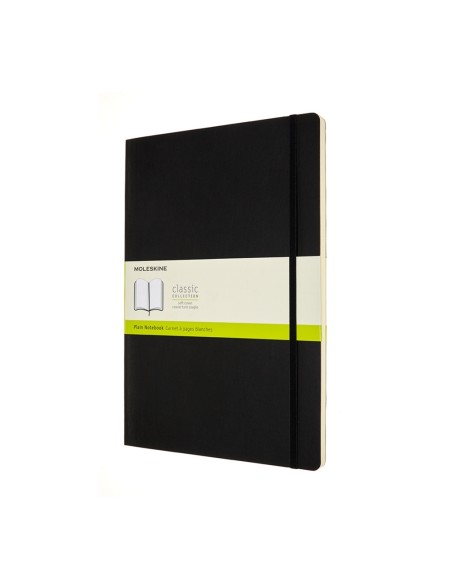 Märkmik Moleskine A4 21x29.7cm, valge, pehmed kaaned, must