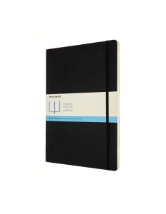 *Märkmik Moleskine A4 21x29.7cm, täpiline, kõvad kaaned, must