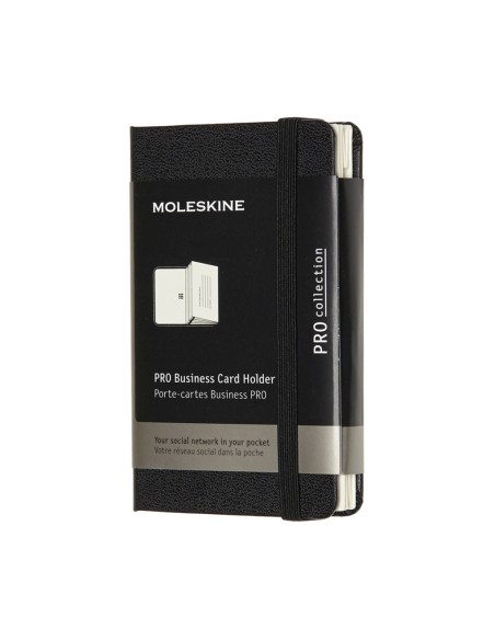 Moleskine PRO Business Card Holder, Black