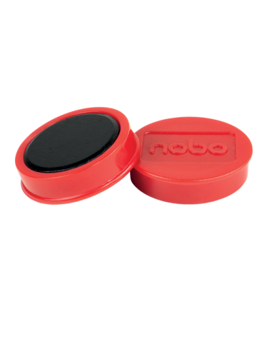 Tahvlimagnet Nobo 38mm punane 10tk/pk