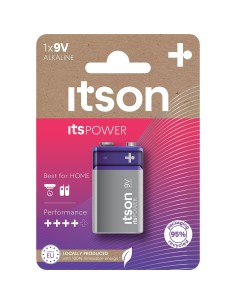 Battery itson itsPOWER Alkaline 6LR61IPO/1CP 9V
