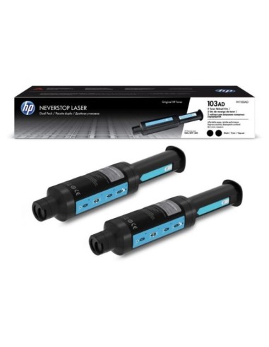HP 106A Black Laser Toner Cartridge (W1103AD) 2x 2500pages