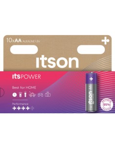 Battery itson by Panasonic itsPOWER Alkaline AA 10pcs